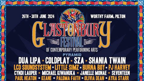 glastonbury odds|Glastonbury 2024: Dua Lipa, SZA, and Coldplay to headline.